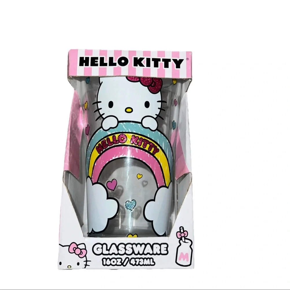 Sanrio Hello Kitty Glassware 16 Oz